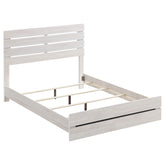 Orleans Furniture - Coaster - Brantford Wood Eastern King Panel Bed Coastal White - 207051KE